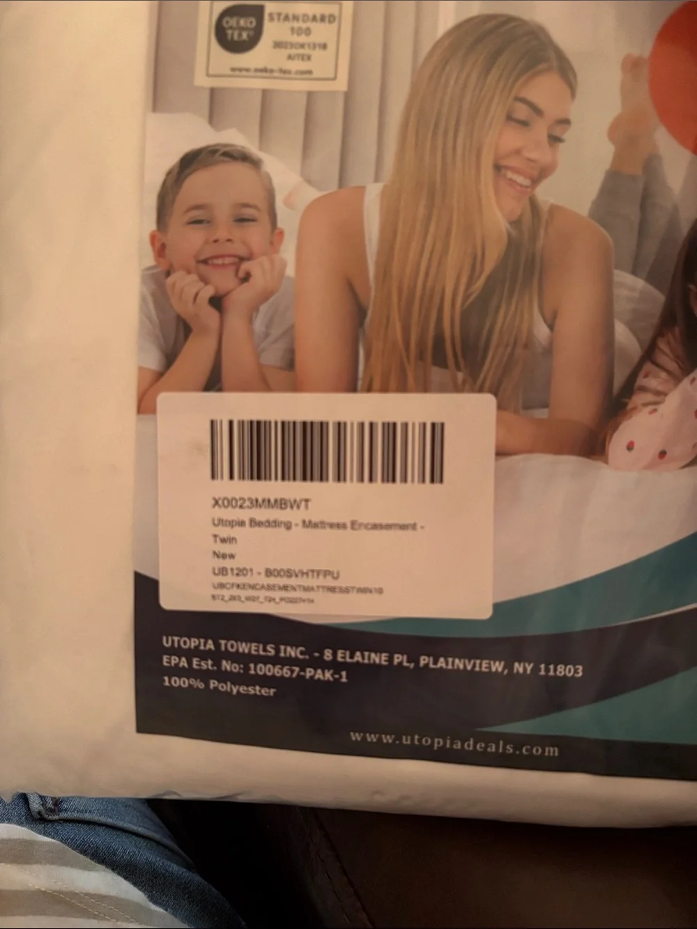 Utopia Bedding White Waterproof Mattress Encasement - Twin